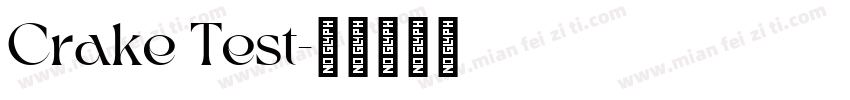 Crake Test字体转换